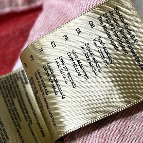 ⭐️Scotch & Soda Jeans Skim W29/L32 Amsterdam's Blauw orange white - Picture 10 of 13